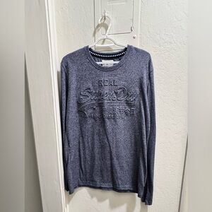 Superdry Men's Blue Long Sleeve Tee